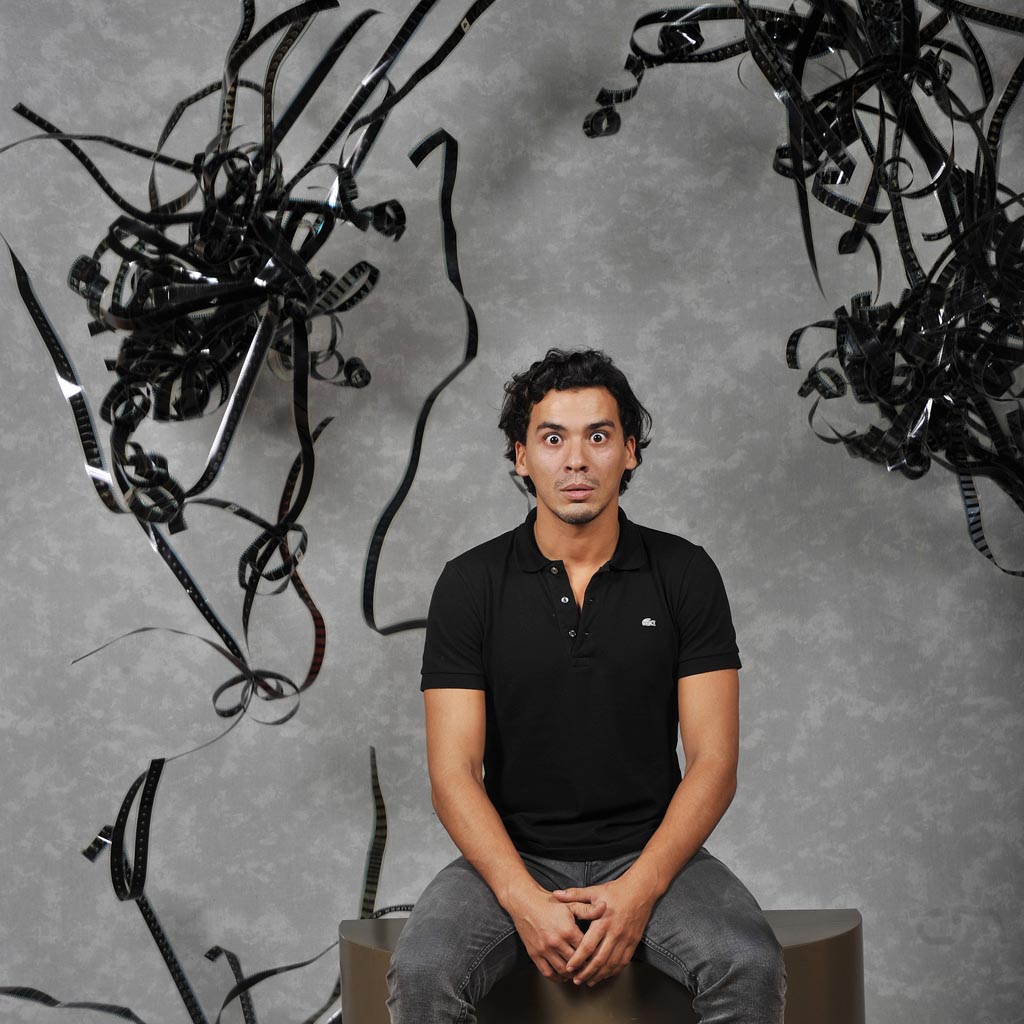 Portraits of actor Tewfik Jallab